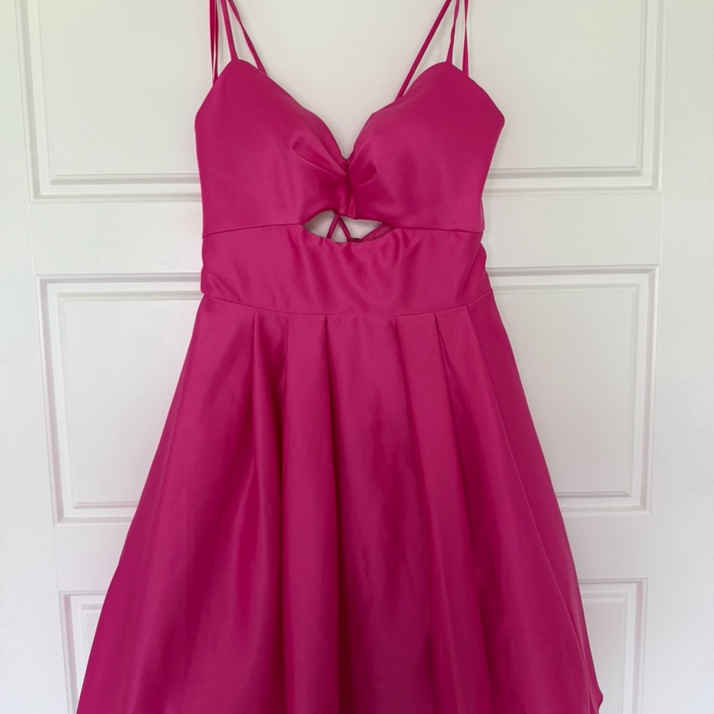 Pink Cutout Dress